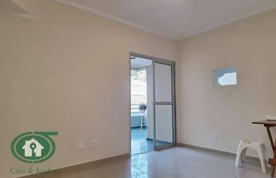Apartamento  2 dormitórios para alugar, 50 m² - canal 3 - santos/sp