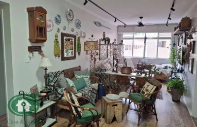Apartamento com 1 dormitório à venda, 70 m² por r$ 450.000,00 - pompéia - santos/sp