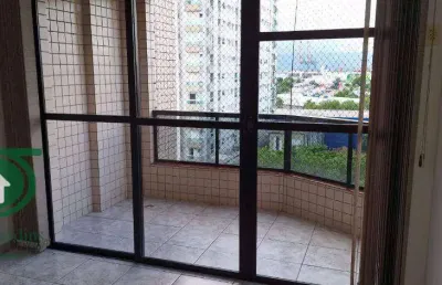 Apartamento com 3 dormitórios à venda ou aluguel na aparecida – 130m², suíte e vaga demarcada