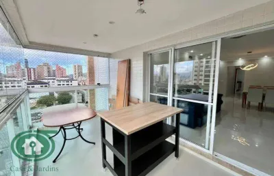 Apartamento com 3 dormitórios para alugar, 120 m² por r$ 11.000,00/mês - ponta da praia - santos/sp
