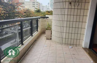 Aluga apartamento 3 dormitorios , 2 garagens no gonzaga – santos/sp