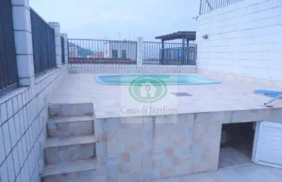 Cobertura duplex c/piscina - só r$ 900 mil - santos - co0048.