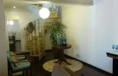 Ótima cobertura residencial à venda, gonzaga proximo da pompeia e boquerão, santos.