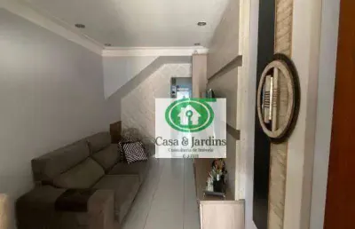 Casa terrea com 2 dormitórios à venda, 110 m²  - parque são vicente - são vicente/sp