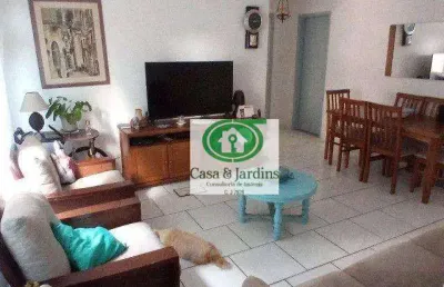 Apartamento com 2 dormitórios à venda, 95 m² - centro - são vicente/sp