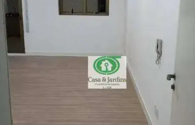 Sala para alugar, 43 m² por r$ 2.100,00/mês - valongo - santos/sp