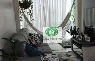 Apartamento  2 dormitórios à venda, 64 m² por r$ 570.000 - campo grande - santos/sp