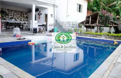 Casarão tipo sobrado triplex p/ comercio e residencia - são vicente