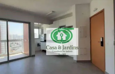 Apartamento para alugar em santos. studio 1 dormitório, 46 m² - no bairro do boqueirão