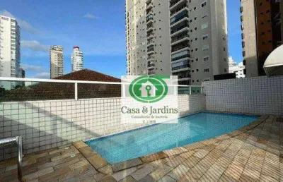 Apartamento com 3 dormitórios, 168 m² - venda por r$ 1.550.000,00 ou aluguel por r$ 18.000,00/mês - gonzaga - santos/sp