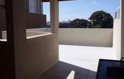 Cobertura com 2 dormitórios à venda, 90 m² por r$ 640.000,00 - campestre - santo andré/sp