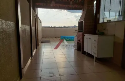 Cobertura com 2 dormitórios à venda, 102 m² por r$ 365.000,00 - vila tibiriçá - santo andré/sp