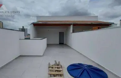 Cobertura com 2 dormitórios à venda, 120 m² por r$ 590.000,00 - casa branca - santo andré/sp