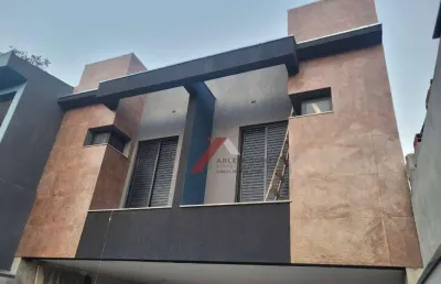 Sobrado com 3 dormitórios à venda, 145 m² por r$ 820.000,00 - parque oratório - santo andré/sp