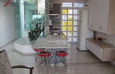 Sobrado com 3 dormitórios à venda, 237 m² por r$ 1.272.000,00 - paraíso - santo andré/sp