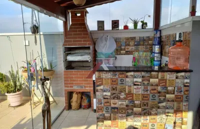 Cobertura com 2 dormitórios à venda, 100 m² por r$ 424.000,00 - vila vitória - santo andré/sp