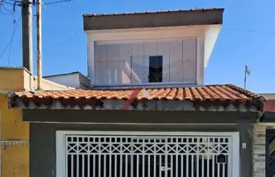 Sobrado com 3 dormitórios à venda, 180 m² por r$ 450.000,00 - jardim vila rica - santo andré/sp