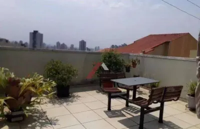 Cobertura com 2 dormitórios à venda, 125 m² por r$ 530.000,00 - paraíso - santo andré/sp