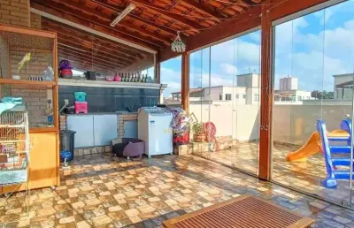 Apartamento duplex com 3 dormitórios à venda, 120 m² por r$ 445.000,00 - parque são vicente - mauá/sp