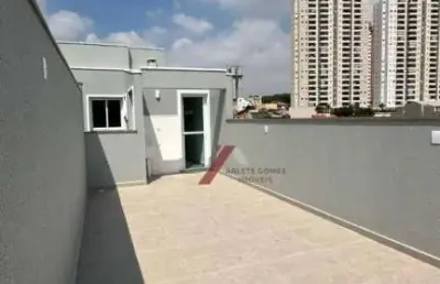 Cobertura com 2 dormitórios à venda, 115 m² por r$ 450.000,00 - vila curuçá - santo andré/sp