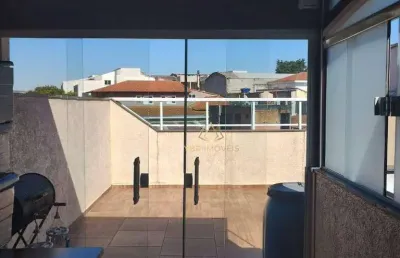 Cobertura com 2 dormitórios à venda, 96 m² por r$ 390.000,00 - vila humaitá - santo andré/sp