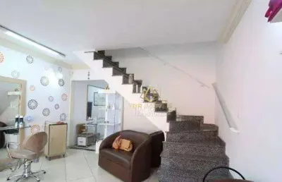 Sobrado com 3 dormitórios para alugar, 137 m² por r$ 15.080,00/mês - jardim - santo andré/sp