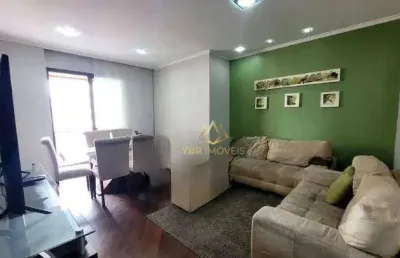 Apartamento com 3 dormitórios à venda, 110 m² por r$ 585.000,00 - vila assunção - santo andré/sp