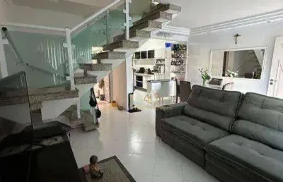Sobrado com 3 dormitórios à venda, 131 m² por r$ 750.000,00 - jardim bela vista - santo andré/sp