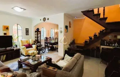 Sobrado com 3 dormitórios à venda, 169 m² por r$ 820.000,00 - vila guiomar - santo andré/sp
