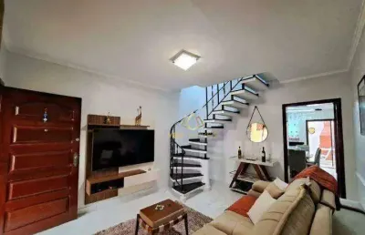 Sobrado com 2 dormitórios à venda, 123 m² por r$ 742.000,00 - vila bastos - santo andré/sp