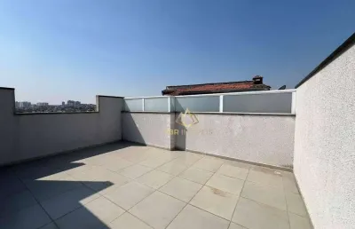 Cobertura com 2 dormitórios à venda, 100 m² por r$ 380.000,00 - jardim las vegas - santo andré/sp