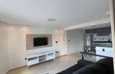 Sobrado com 2 dormitórios à venda, 130 m² por r$ 583.000,00 - parque joão ramalho - santo andré/sp