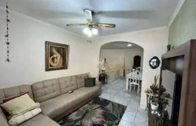 Casa com 3 dormitórios à venda, 142 m² por r$ 597.000,00 - vila scarpelli - santo andré/sp