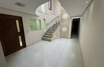 Sobrado com 4 dormitórios à venda, 264 m² por r$ 1.275.000 - vila pires - santo andré/sp