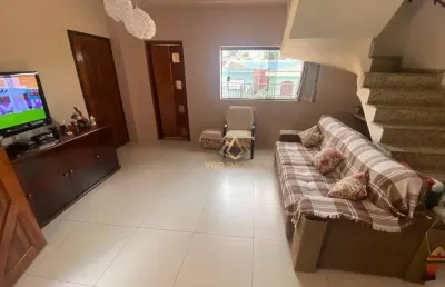 Sobrado com 3 dormitórios à venda, 223 m² por r$ 742.000,00 - jardim guarará - santo andré/sp