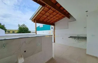Cobertura com 2 dormitórios à venda, 86 m² por r$ 500.000,00 - vila curuçá - santo andré/sp
