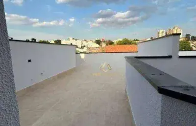 Cobertura com 2 dormitórios à venda, 98 m² por r$ 489.000 - vila scarpelli - santo andré/sp