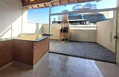 Cobertura com 2 dormitórios, 110 m² - venda por r$ 636.000,00 ou aluguel por r$ 4.450,00/mês - campestre - santo andré/sp