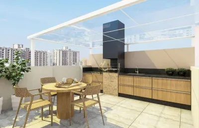 Cobertura com 2 dormitórios à venda, 60 m² por r$ 369.000,00 - vila guarani - santo andré/sp