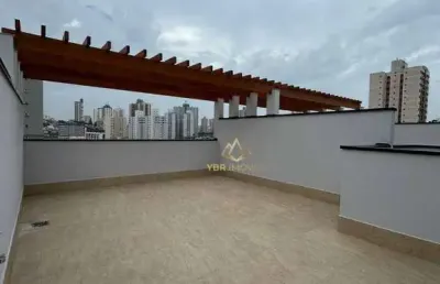 Cobertura com 2 dormitórios à venda, 47 m² por r$ 409.000,00 - vila floresta - santo andré/sp