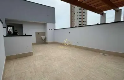 Cobertura com 2 dormitórios à venda, 53 m² por r$ 518.340,00 - vila scarpelli - santo andré/sp