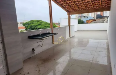 Cobertura com 3 dormitórios à venda, 136 m² por r$ 695.000 - vila valparaíso - santo andré/sp