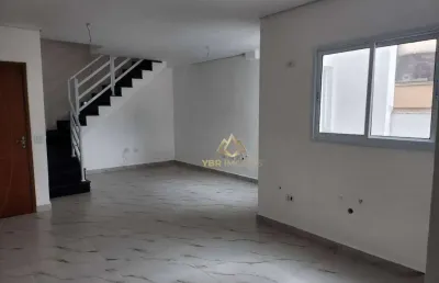Cobertura com 2 dormitórios à venda, 95 m² por r$ 495.000,00 - vila valparaíso - santo andré/sp