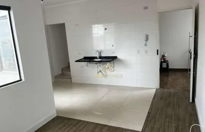 Cobertura com 2 dormitórios à venda, 100 m² por r$ 552.000,00 - campestre - santo andré/sp