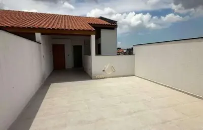 Cobertura com 2 dormitórios à venda, 106 m² por r$ 445.200,00 - vila curuçá - santo andré/sp