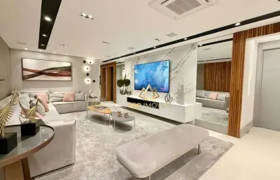 Apartamento com 3 dormitórios à venda, 177 m² por r$ 3.500.000,00 - campestre - santo andré/sp