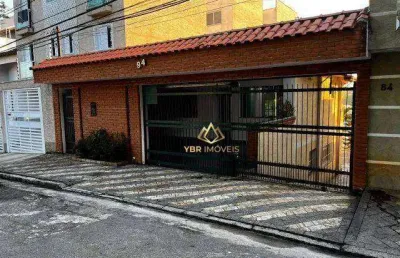 Sobrado com 4 dormitórios à venda, 205 m² por r$ 901.000,00 - jardim monte líbano - santo andré/sp