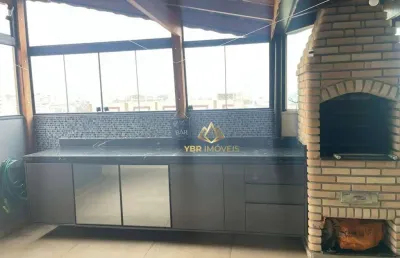 Cobertura com 2 dormitórios à venda, 124 m² por r$ 551.200,00 - vila camilópolis - santo andré/sp