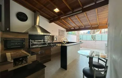 Sobrado com 3 dormitórios à venda, 194 m² por r$ 1.045.000,00 - vila valparaíso - santo andré/sp