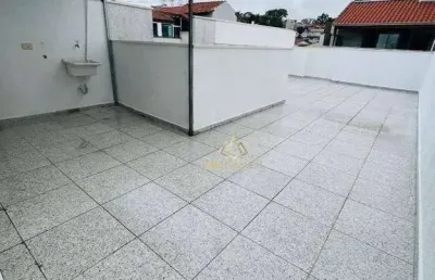 Cobertura com 2 dormitórios, 97 m² - venda por r$ 450.000,00 ou aluguel por r$ 2.817,00/mês - vila scarpelli - santo andré/sp